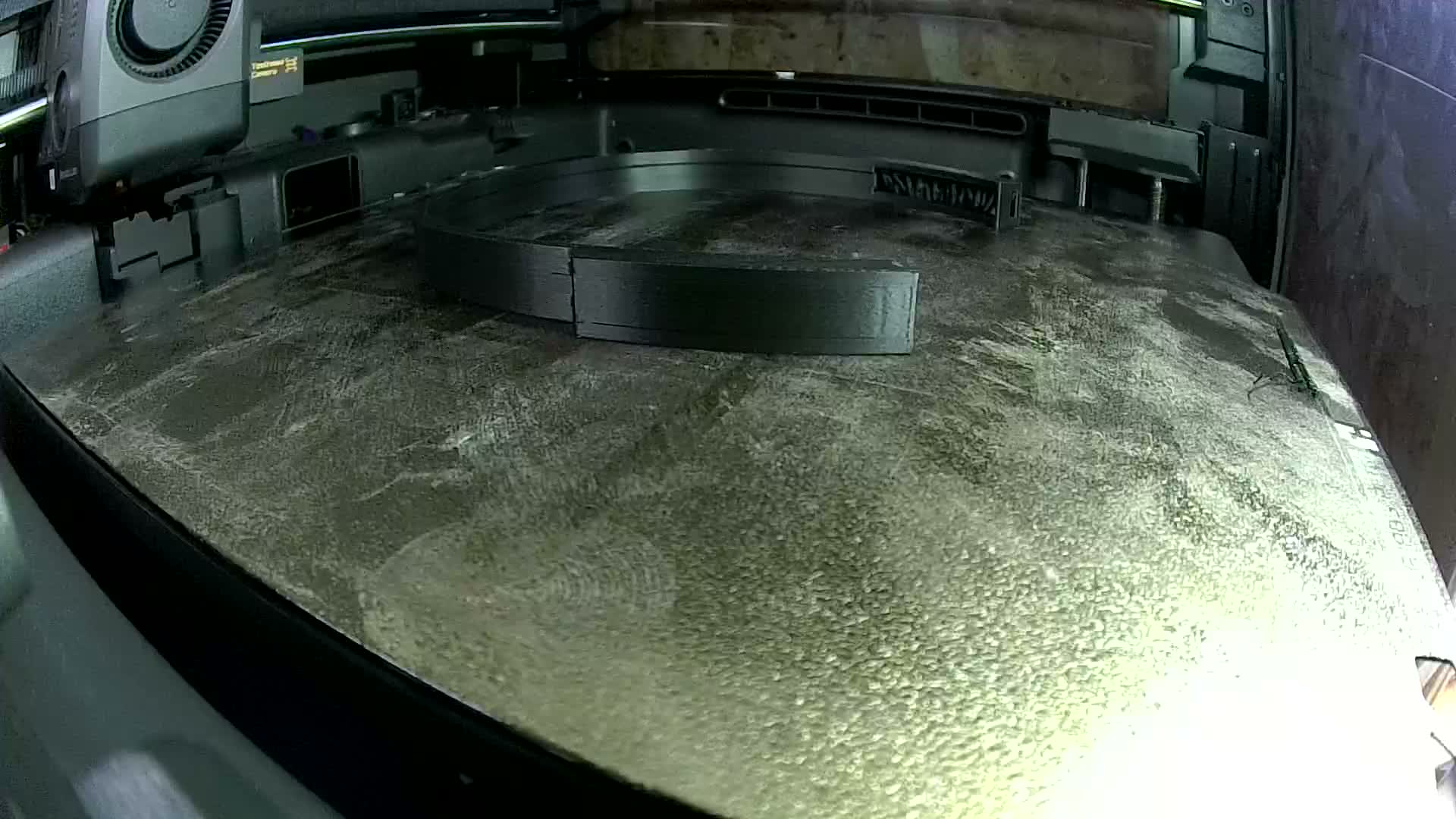 Black ABS Basic 3D print timelapse
