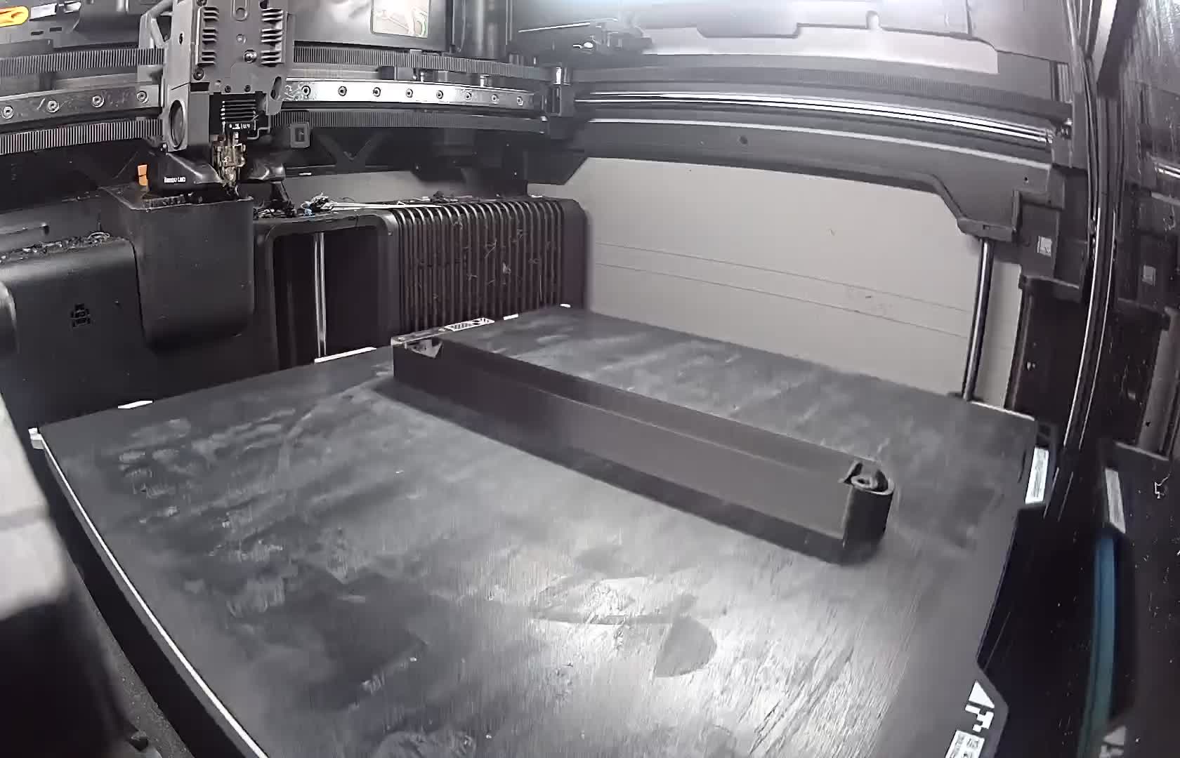 Black ASA Basic 3D print timelapse