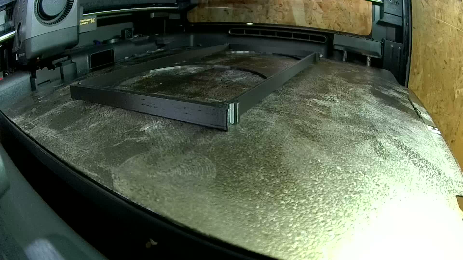 Black ASA Basic 3D print timelapse