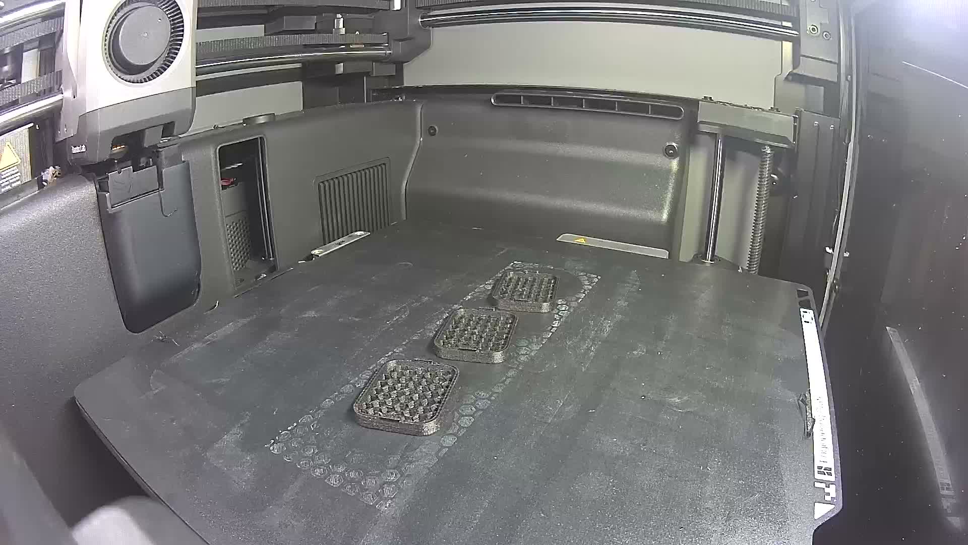 Black PETG CF 3D print timelapse