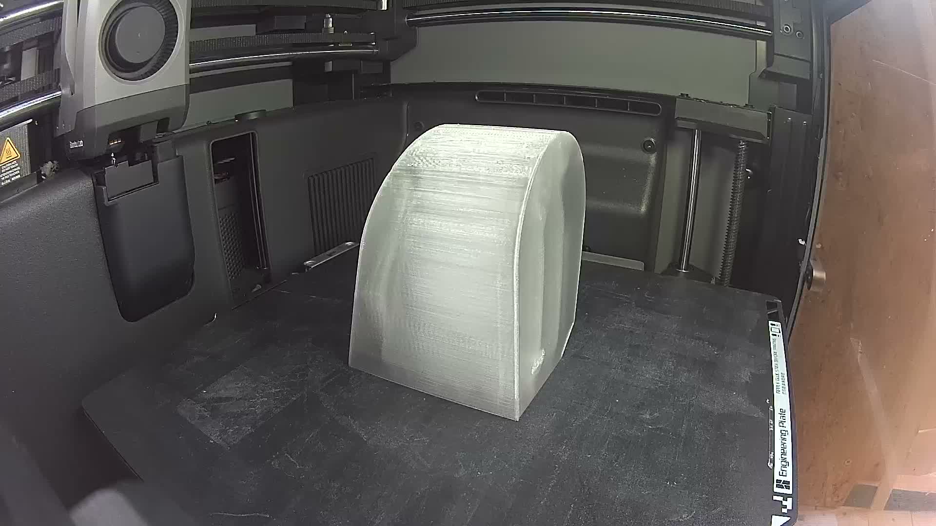 Transparent PETG HF 3D print timelapse