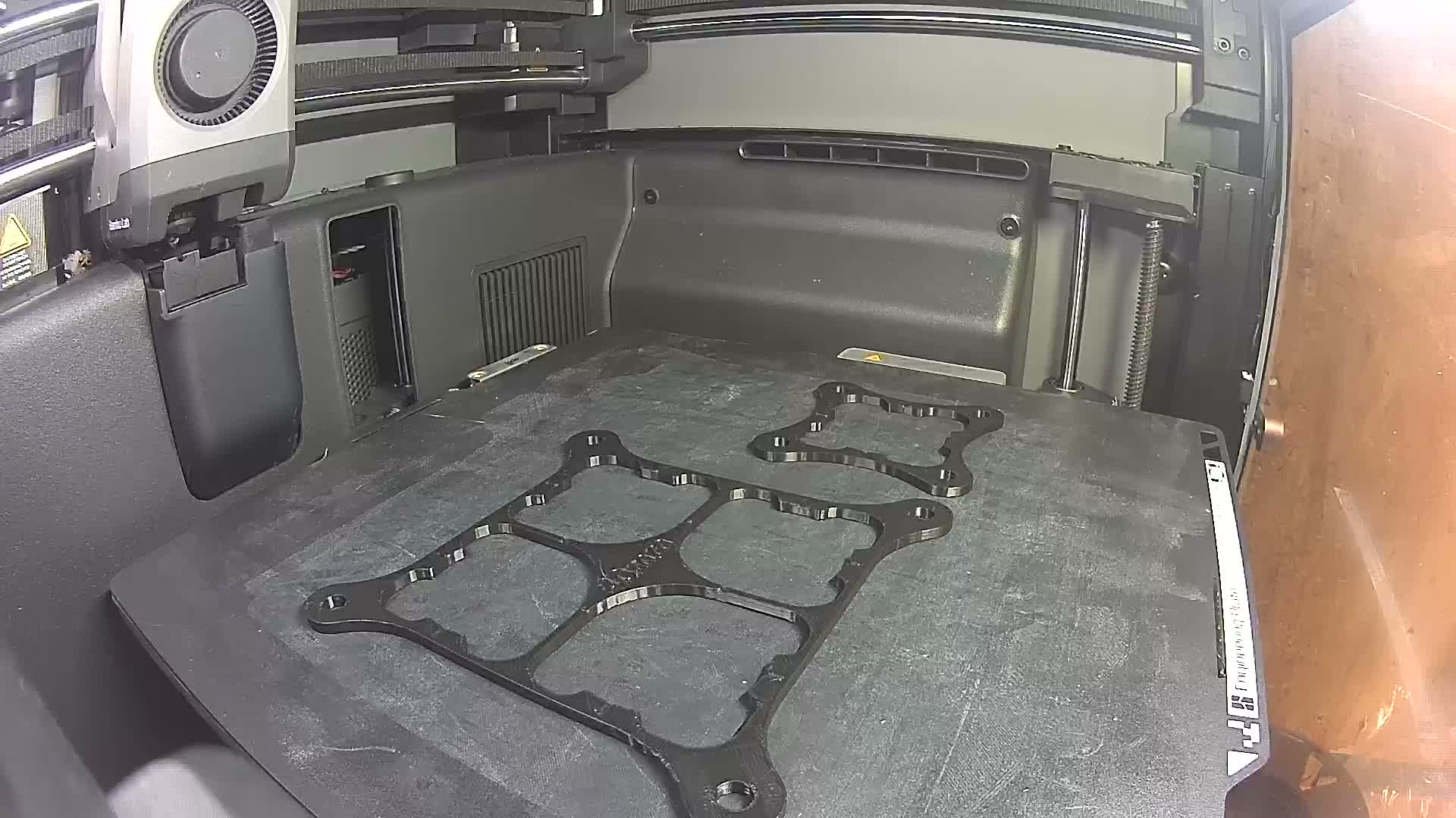 Black ABS Basic 3D print timelapse