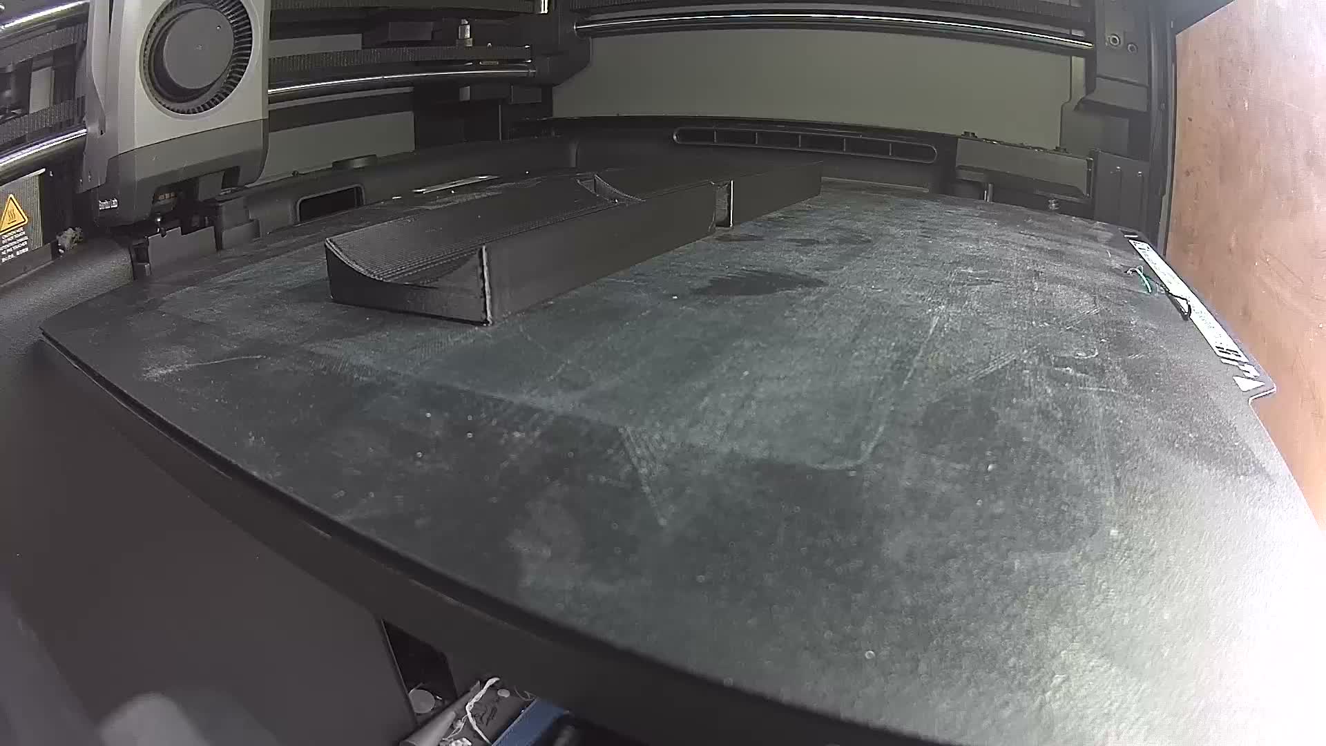 Black ASA Basic 3D print timelapse