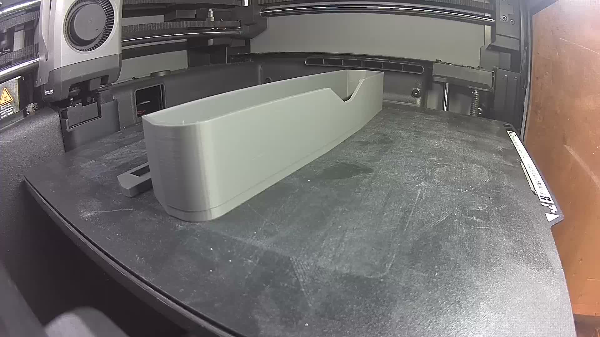 Dark Gray PLA Basic 3D print timelapse