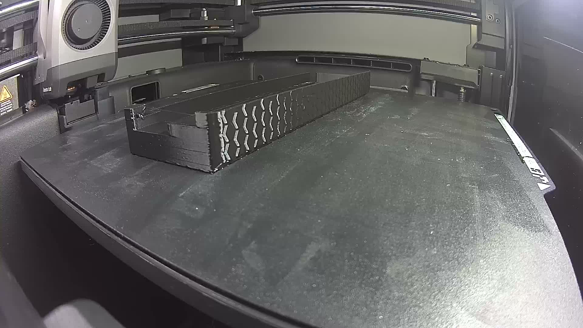 Black ASA Basic 3D print timelapse