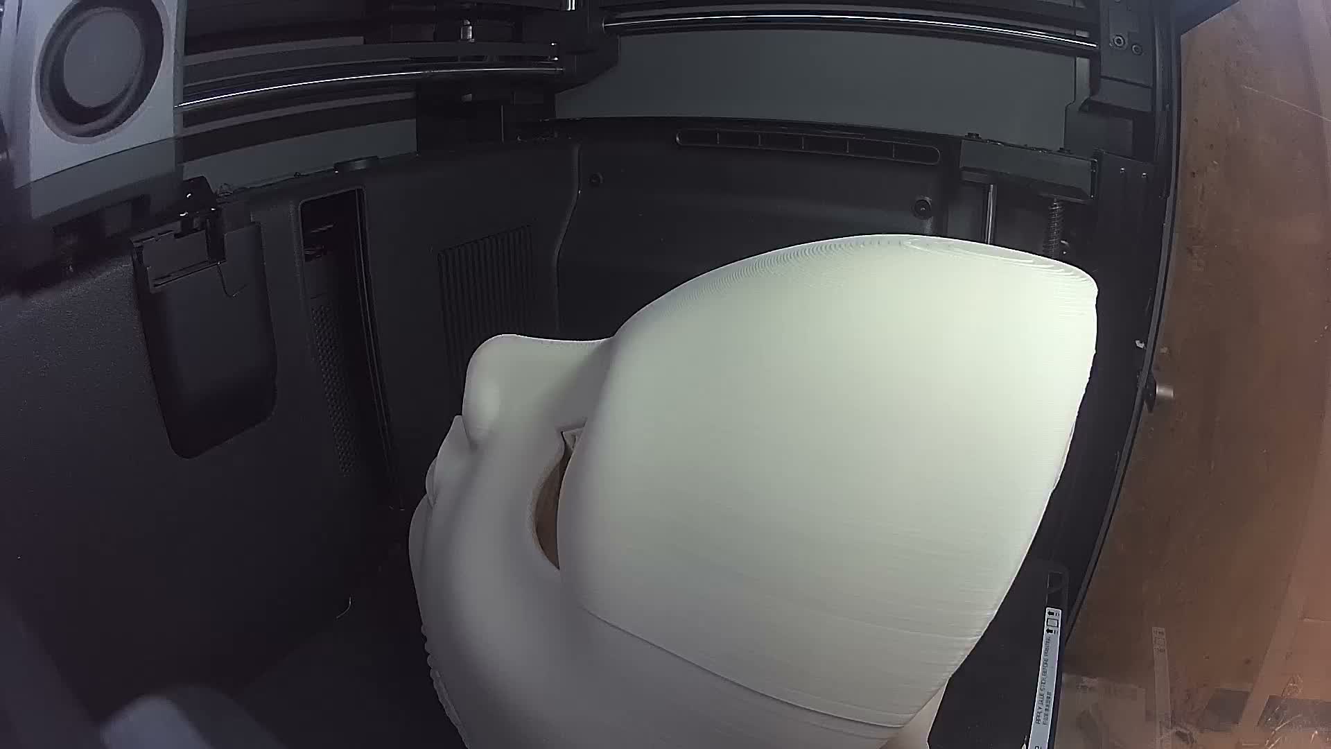 Beige PLA Basic 3D print timelapse