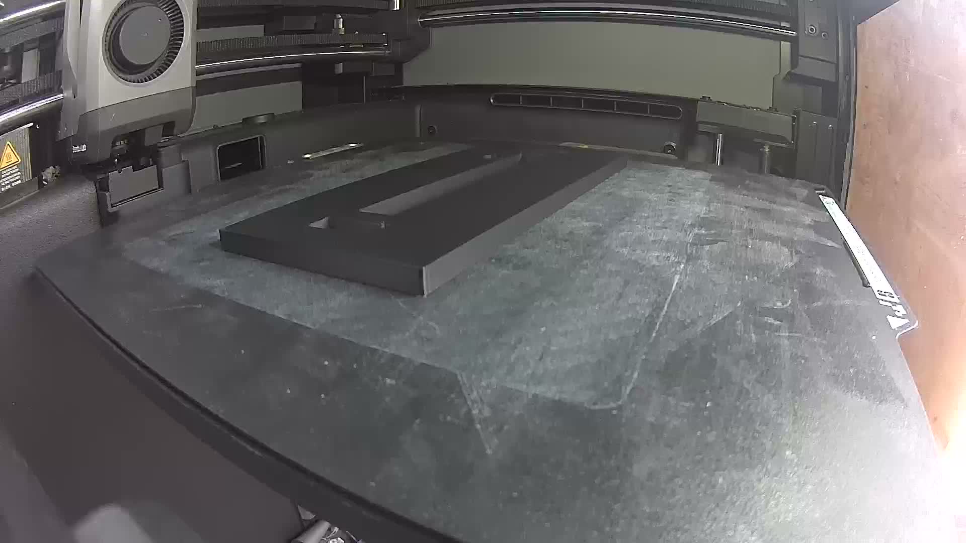 Black PLA Basic 3D print timelapse